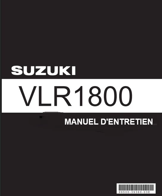 Manuel d'atelier Suzuki VLR 1800 2008 français