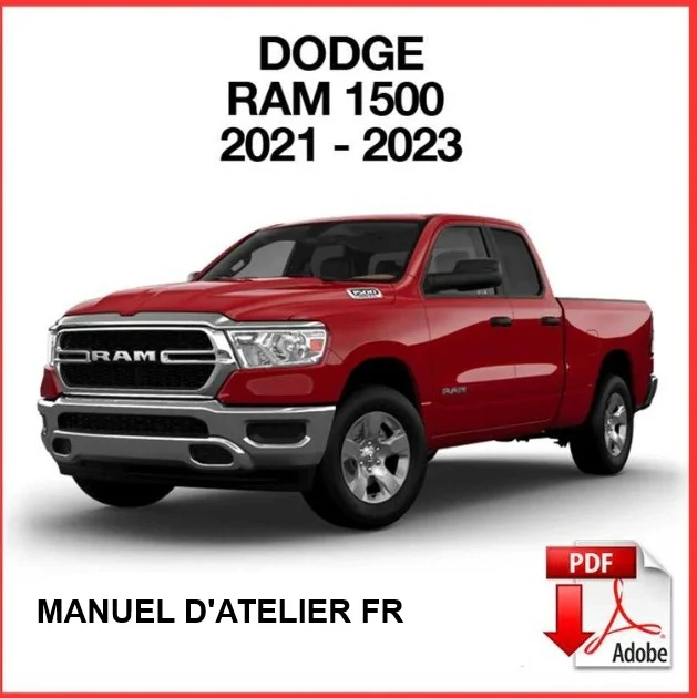Manuel d'atelier Dodge RAM 1500 2021 2023 français anglais