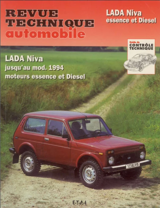 Manuel de réparation Lada Niva essence diesel