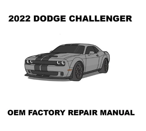 Manuel d'atelier Dodge Challenger 2022 toutes versions
