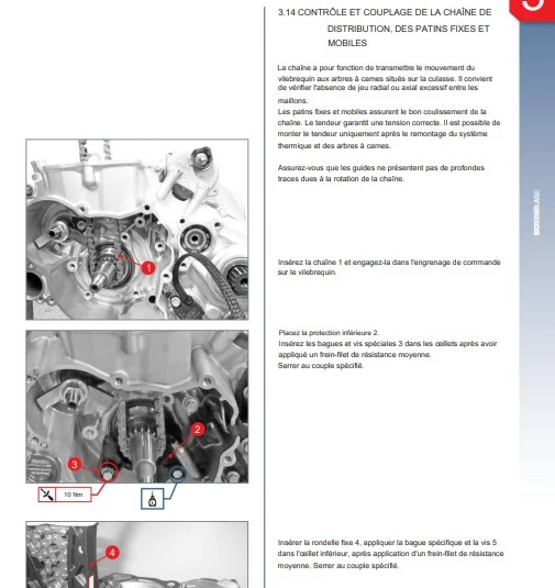 Manuel d'atelier pdf Beta 450 RX 2025 français
