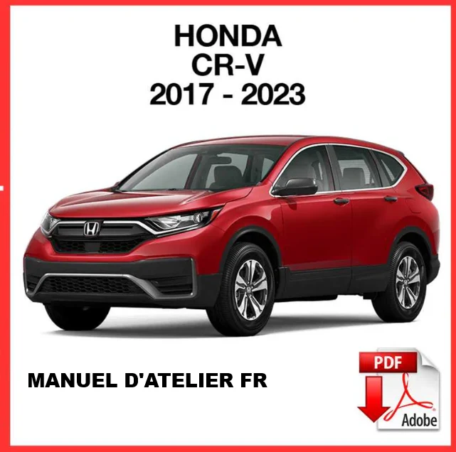 Manuel d'atelier Honda CRV 2017 2023 français