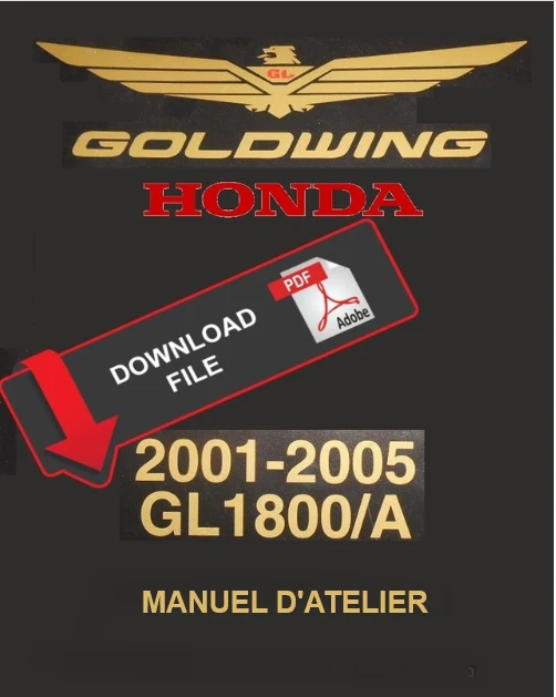 Manuel d'atelier Honda 1800 GoldWing 2001 2005 français