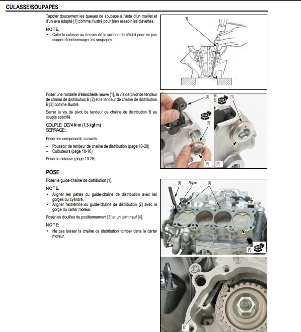Manuel d'atelier Honda CBR 1000 ST SP 2020 français