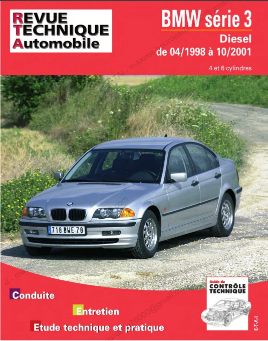 Revue technique BMW série 3 diesel 1998 2001