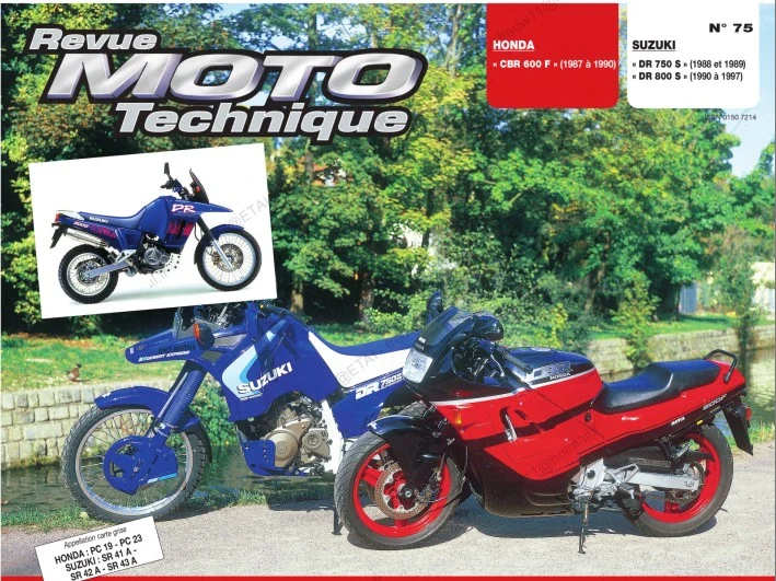 manuel de réparation Suzuki 800 DR