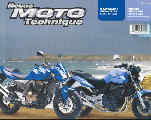 Manuel de réparation Kawasaki ZR750 2004 2006
