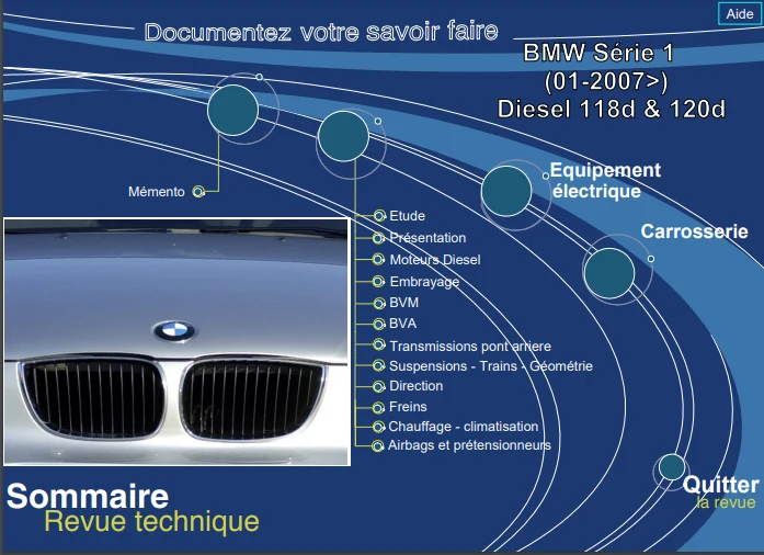 Manuel de réparation BMW 118 et 120 d 2007