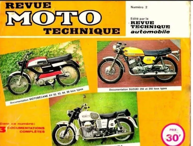 Manuel de réparation Suzuki T20 GT250 GT350