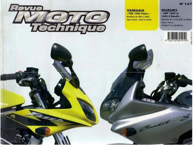 Manuel de réparation Suzuki 1200 bandit 2001 2002