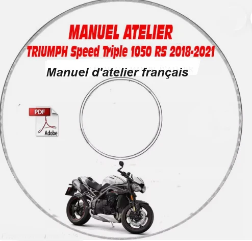 Manuel d'atelier Triumph Speed triple 1050 RS 2018 2021 français