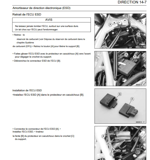 manuel d'atelier Kawasaki Ninja H2R 2015 français