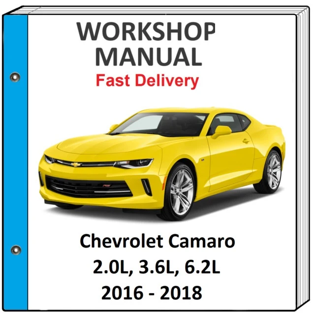 manuel d'atelier Chevrolet Camaro 2017
