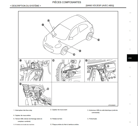 Manuel d'atelier Nissan Micra K13 français