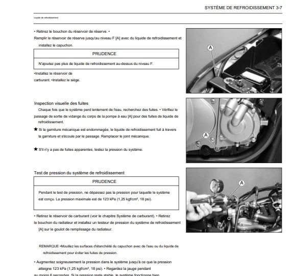 Manuel d'atelier Kawasaki ER 5 2004 français