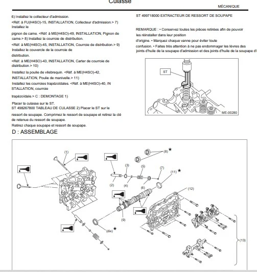 Manuel d'atelier Subaru Impreza dont STI 2006 en français