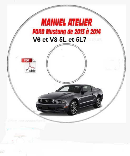 manuel d'atelier Ford Mustang 2013 2014 en français