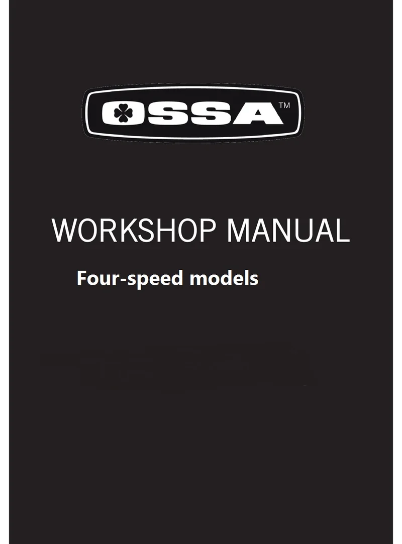 manuel d'atelier Ossa modèles 4 vitesses