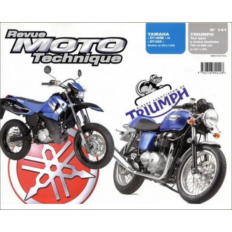 Manuel de réparation Yamaha 125 DT RE 2004 2006