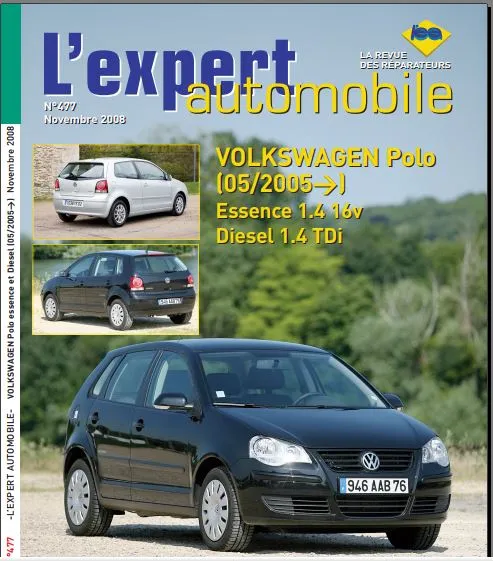 manuel dé réparation Volkswagen Polo 4 2005