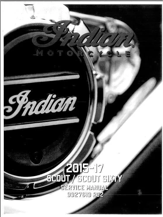 manuel d'atelier Indian Scout 60 2015 2017