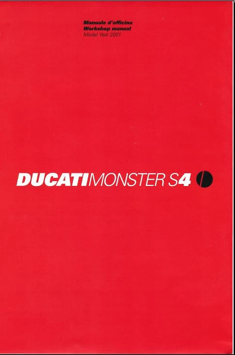 manuel d'atelier Ducati Monster S4 2001