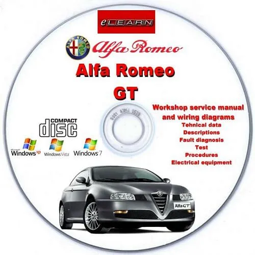 manuel d'atelier Alfa Roméo GT en français