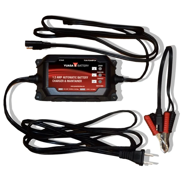 Yuasa Battery Charger & Maintainer Automatic 1A (010087)