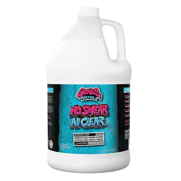 Genius Detail No Smear All Clear Window-Glass-Mirror Cleaner EA Of 4 (GD-27501)