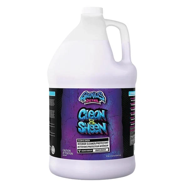 Genius Detail Clean & Sheen Interior Cleaner/Protectant EA Of 4 (GD-33501)