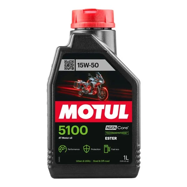 MOTUL 5100 15W-50 4T EA Of 12 (104080)