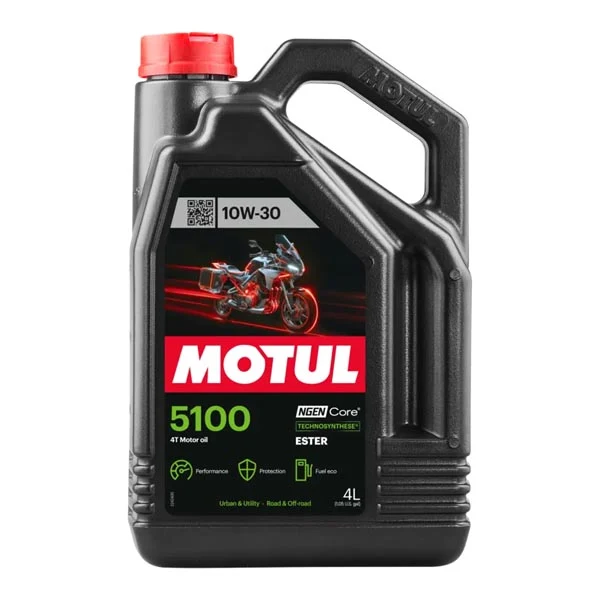 MOTUL 5100 10W-30 4T EA Of 4 (104063)